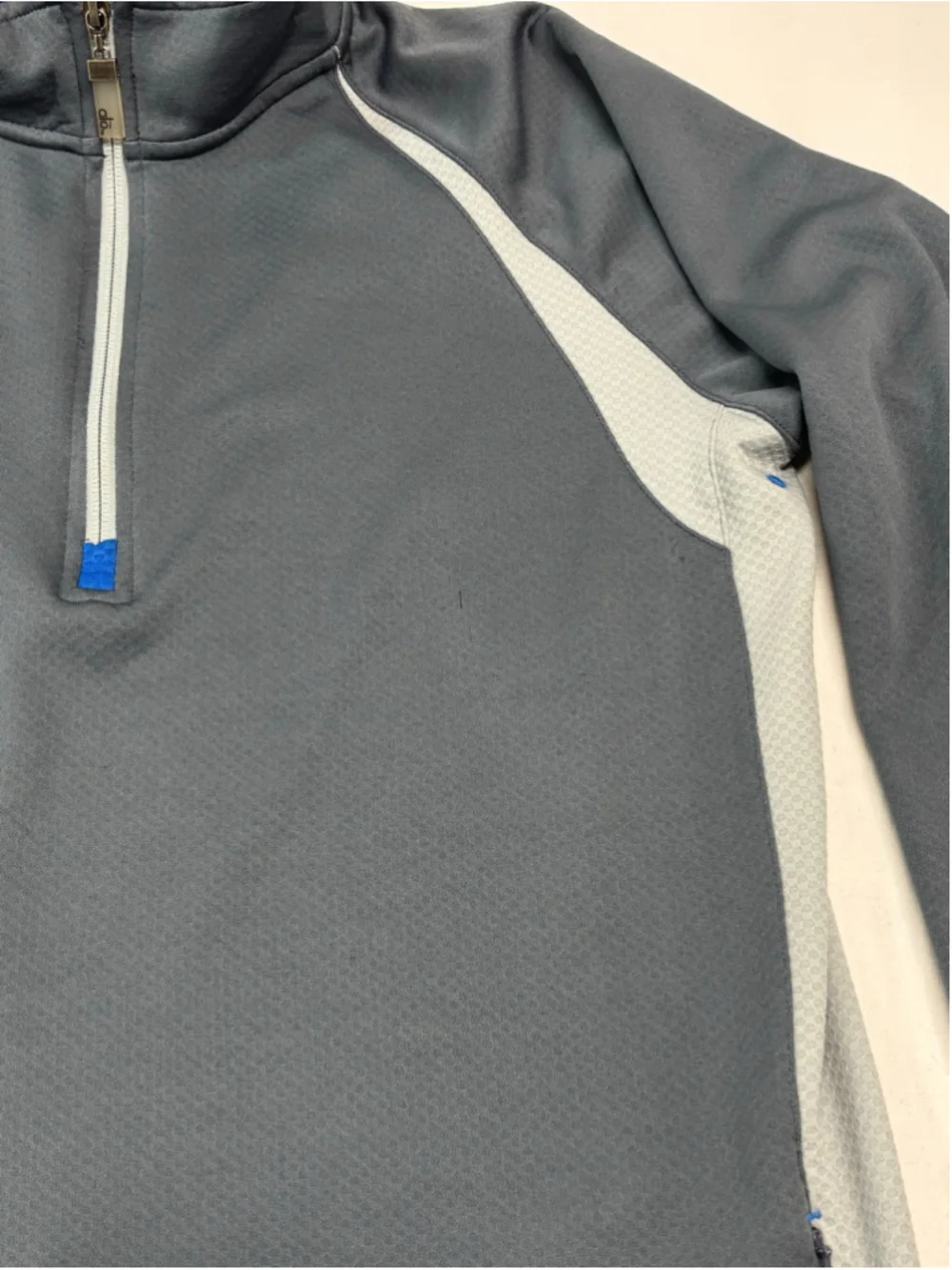 Alo Yoga Men’s Colorblock Performance 1/4 Zip Pullover Jacket Medium - 678